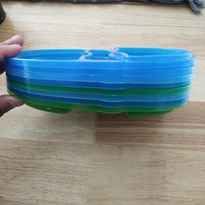 Blue and Green Kids Plates